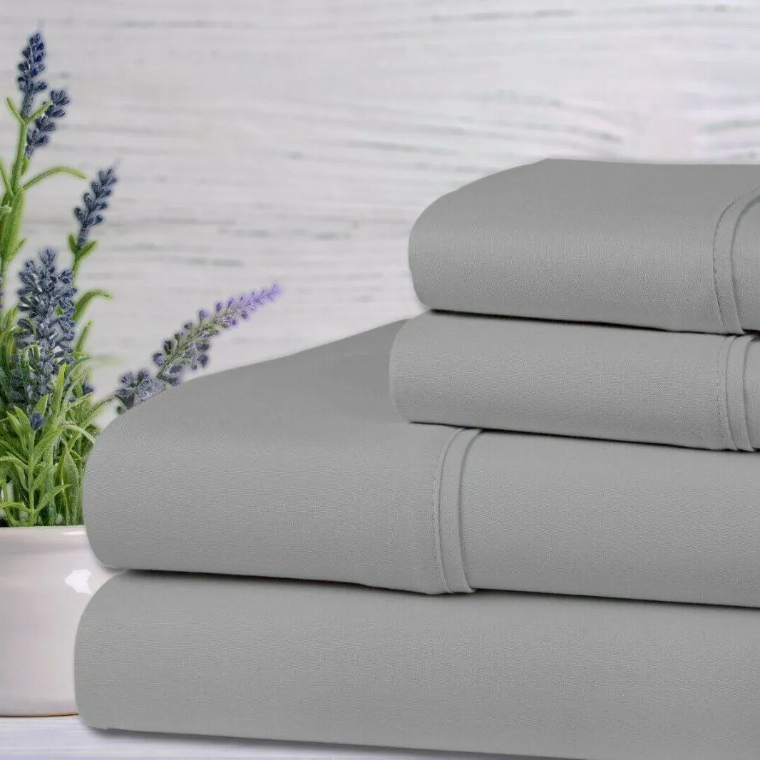4-Piece Set: Bamboo Lavender Infused Scented Sheet Set
