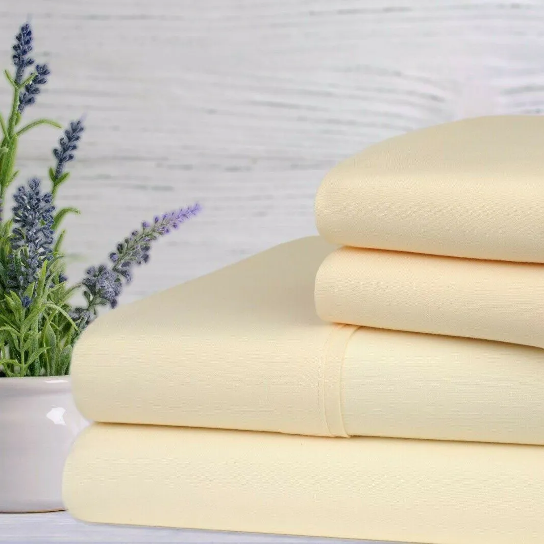 4-Piece Set: Bamboo Lavender Infused Scented Sheet Set