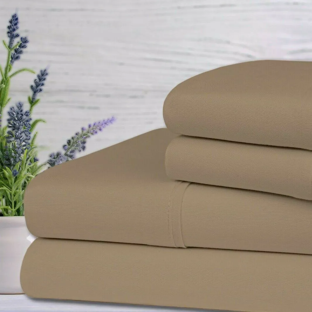 4-Piece Set: Bamboo Lavender Infused Scented Sheet Set