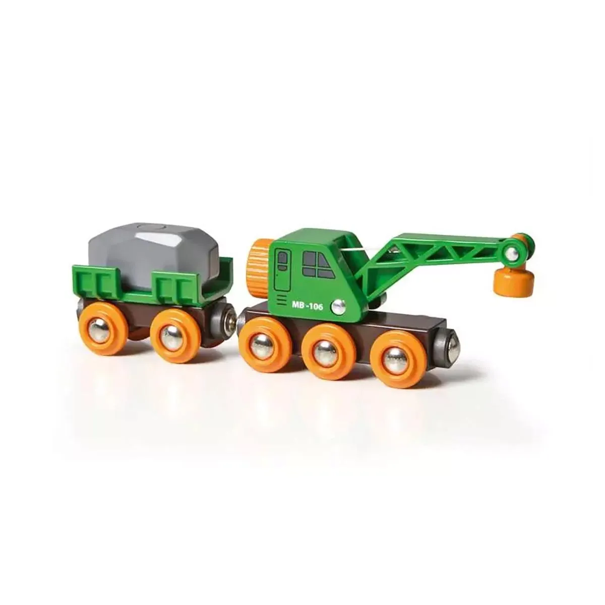 BRIO World: Clever Crane Wagon Set