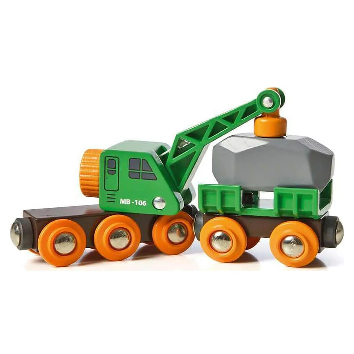 BRIO World: Clever Crane Wagon Set