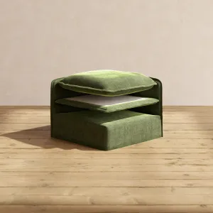 Elevate Comfort Layer Set for 4-Seater Sofa   Armchair Set | Luxury Velvet in Olive