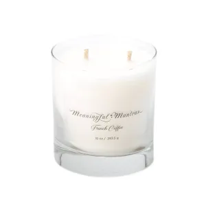 French Coffee 10oz Minimalistic Aromatherapy Candle