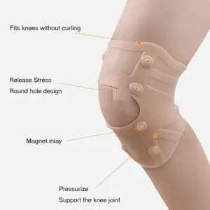Magnetic Therapy Kneepad Knee Brace Support Compression Sleeves Joint Pain Arthritis Pain Relief Injury Recovery Protector Belt
