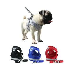 Reflective Harness Set For Small Dogs