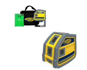 Spectra Precision LP51G Green 5x Point & Line Multiline Laser Level