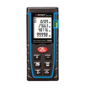 T100 Diastimeter Sndway SW T100 100M Laser Distance Meter Laser Range Area Volume Measure Tool